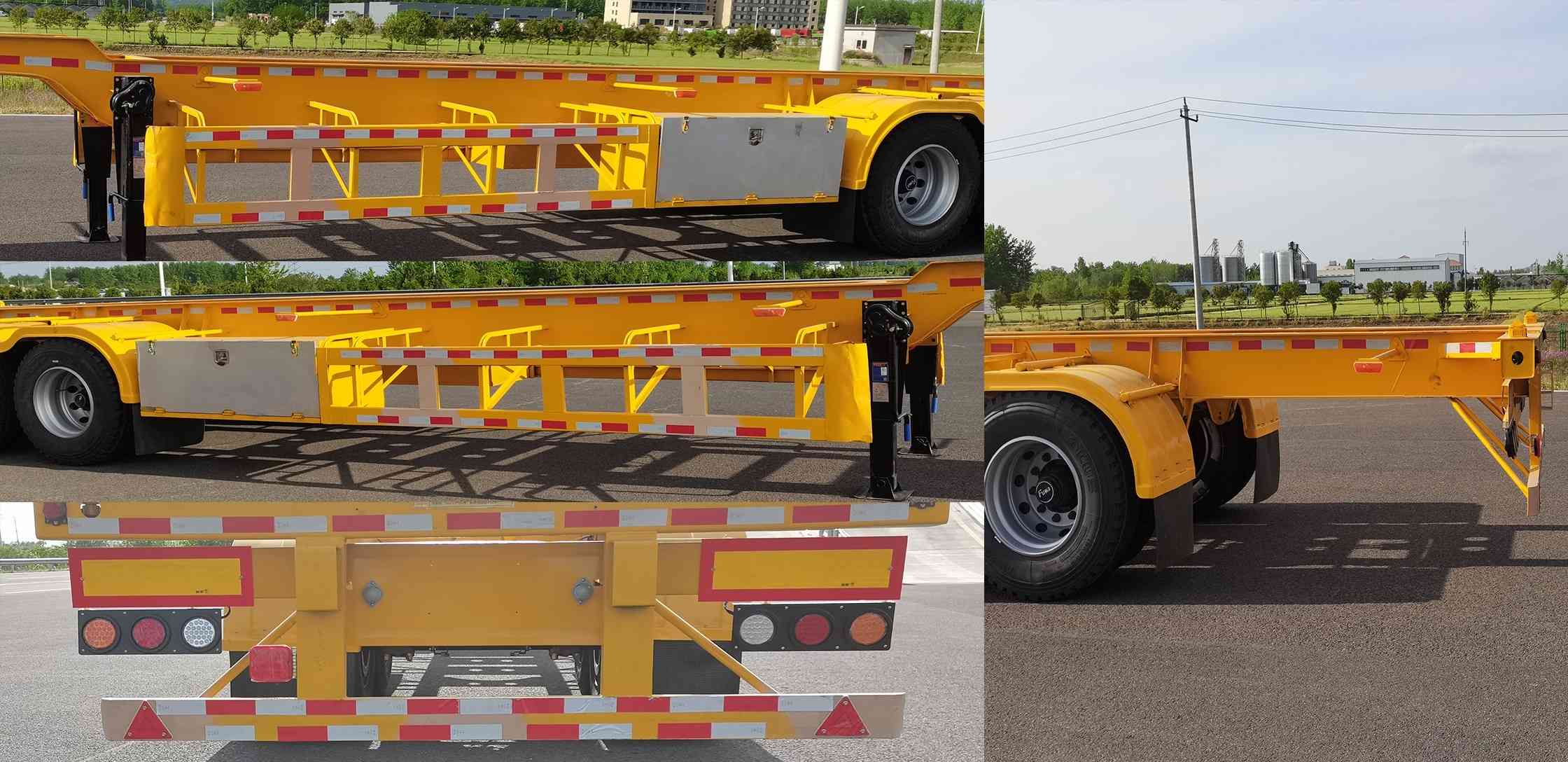 承泰牌XCT9340TJZ集装箱运输半挂车公告图片