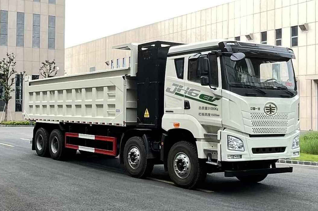 解放牌 571马力 前四后八 换电式纯电动自卸汽车(CA3310P27L7T4BEVA80)