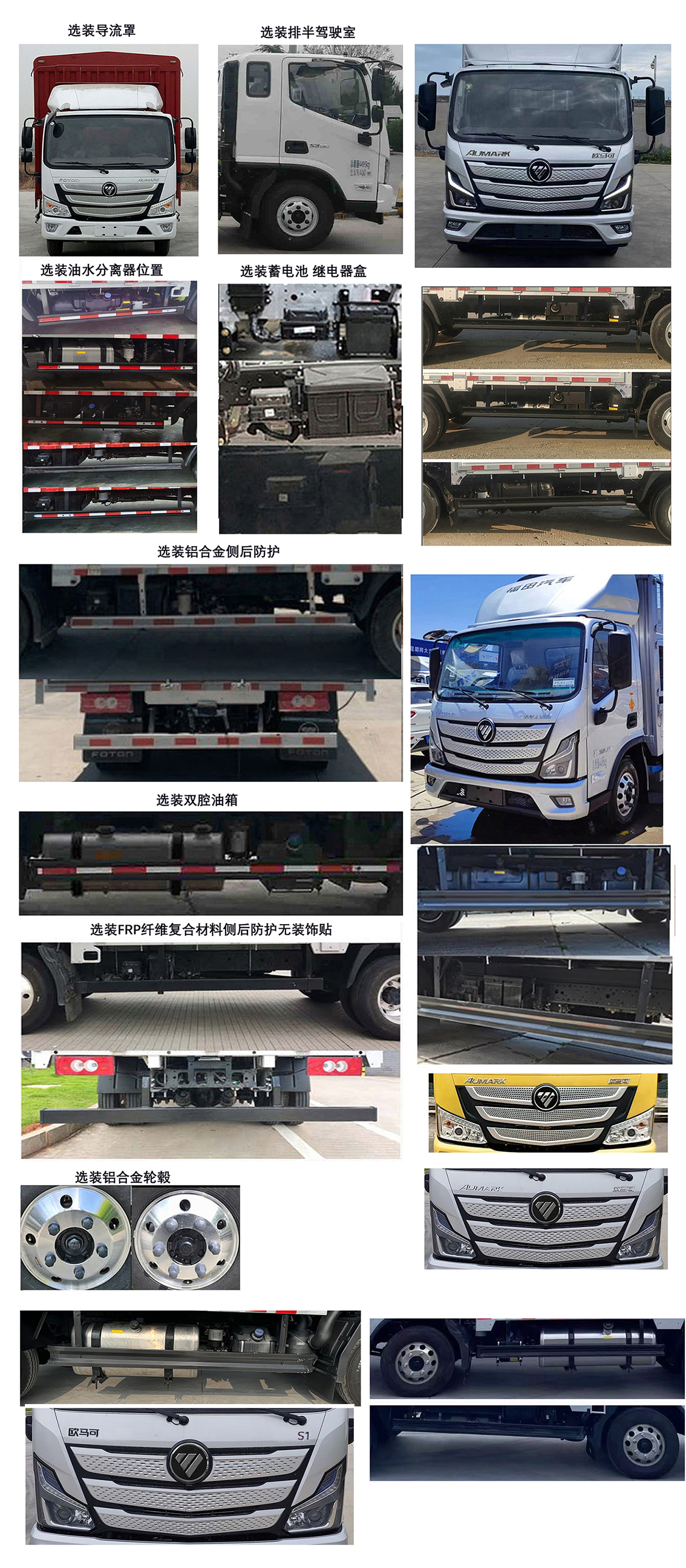 福田牌BJ5048CCY-FM8仓栅式运输车公告图片