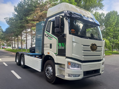 解放牌 571马力 纯电动半挂牵引车(CA4250P66T1BEVA3)