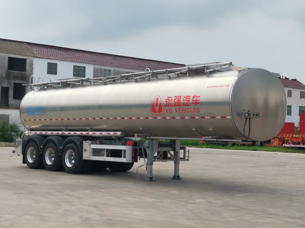 永强牌11.7米32.5吨3轴液态食品运输半挂车(YQ9400GYSCT2N)