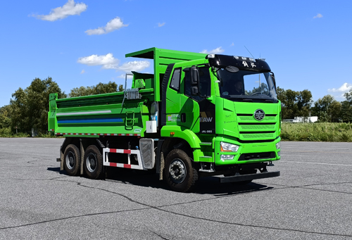 解放牌 355马力 后双桥,后八轮 平头柴油自卸汽车(CA3250P62K2L1T1E6)