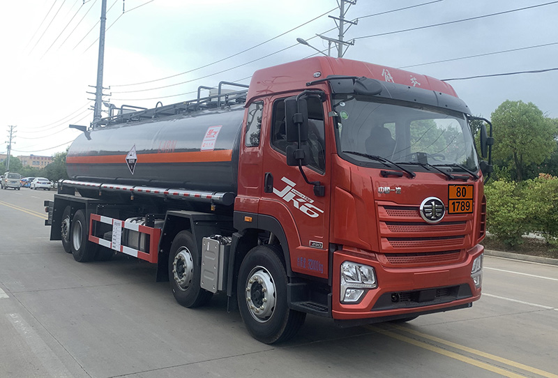 楚飞牌CLQ5320GFW6CA腐蚀性物品罐式运输车