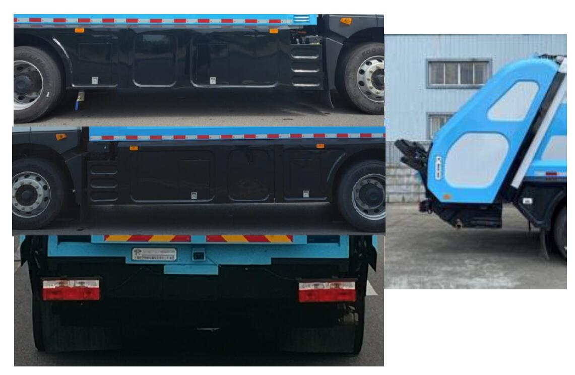 赛沃牌SAV5180ZYSBEV1纯电动压缩式垃圾车公告图片