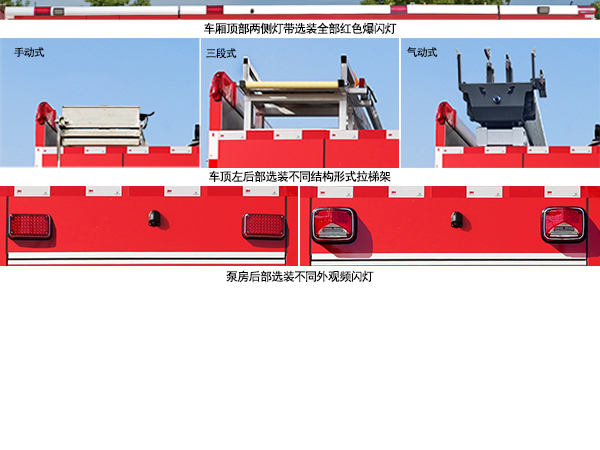 金盛盾牌JDX5370GXFPM180/B6G泡沫消防車公告圖片