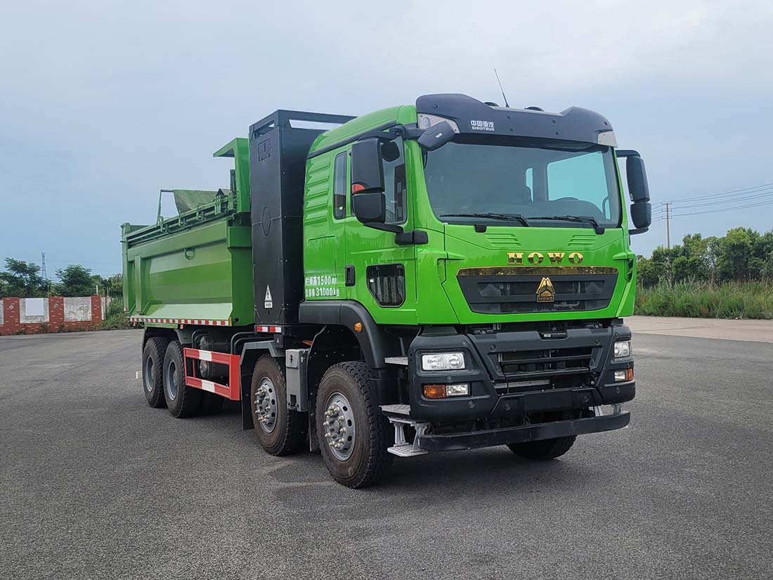 豪沃牌 490马力 前四后八 换电式纯电动自卸汽车(ZZ3317V356GZ1SBEV35)