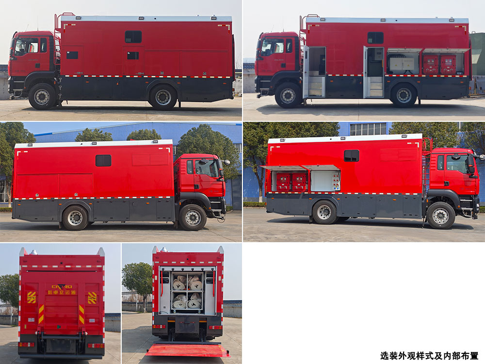 大流量排水抢险车图片