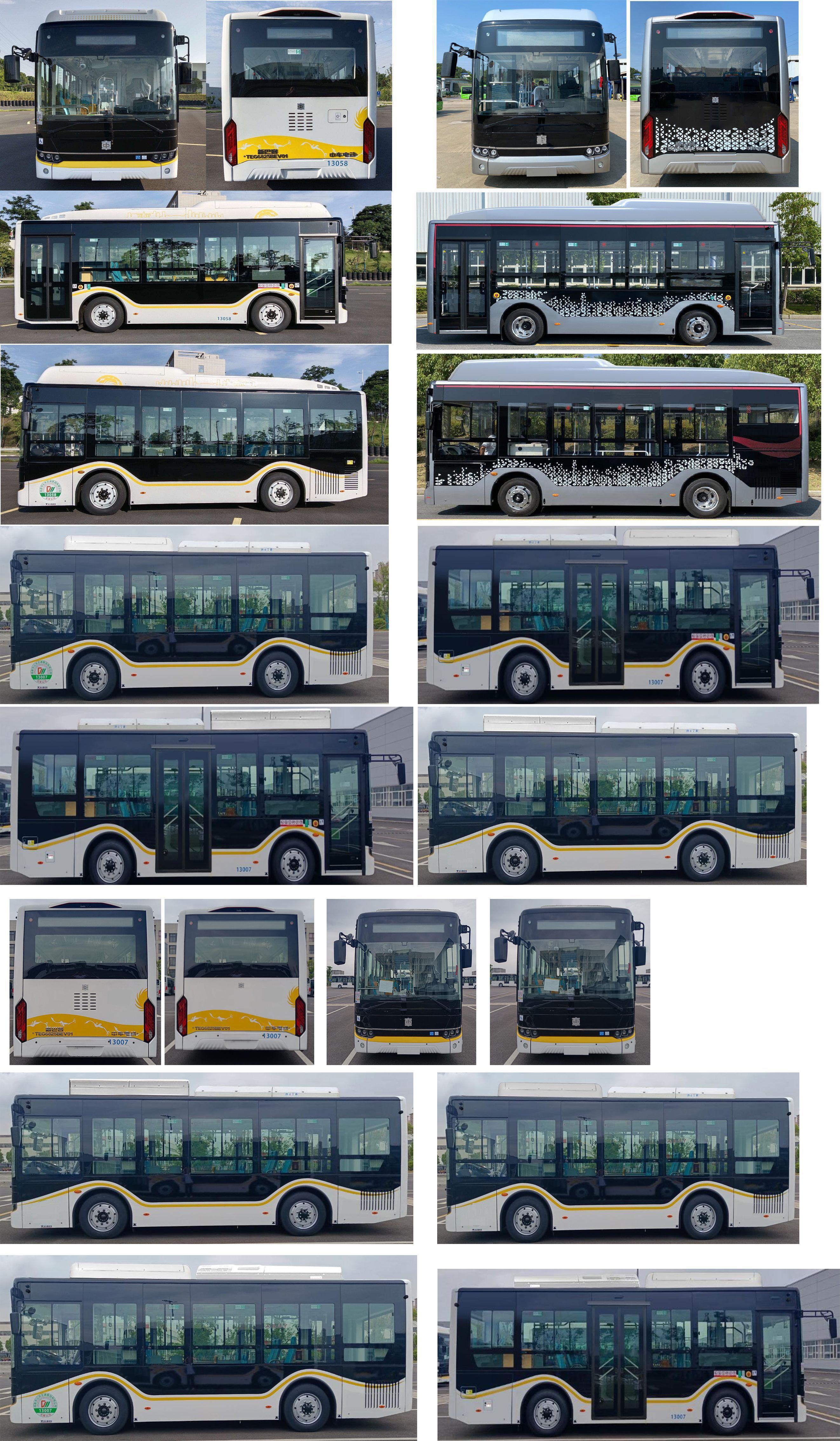 纯电动低地板城市客车图片