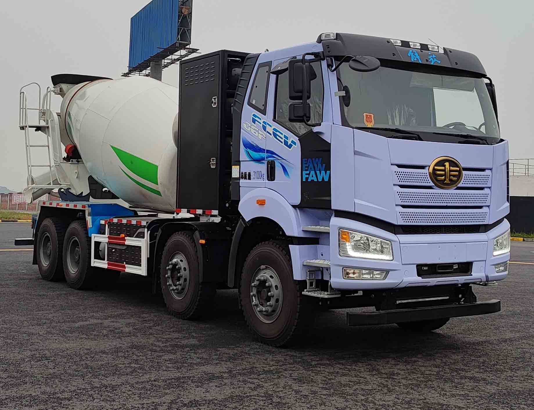 解放牌CA5310GJBP66L4T4FCEV燃料电池混凝土搅拌运输车