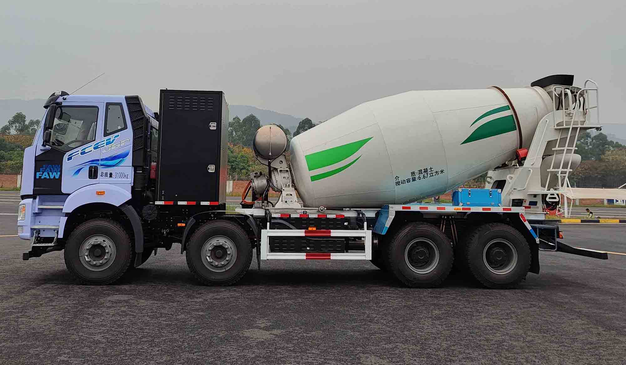 解放牌CA5310GJBP66L4T4FCEV燃料電池混凝土攪拌運輸車公告圖片