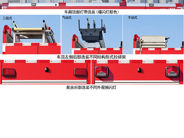 金盛盾牌JDX5340GXFPM180/HT6C泡沫消防車(chē)公告圖片