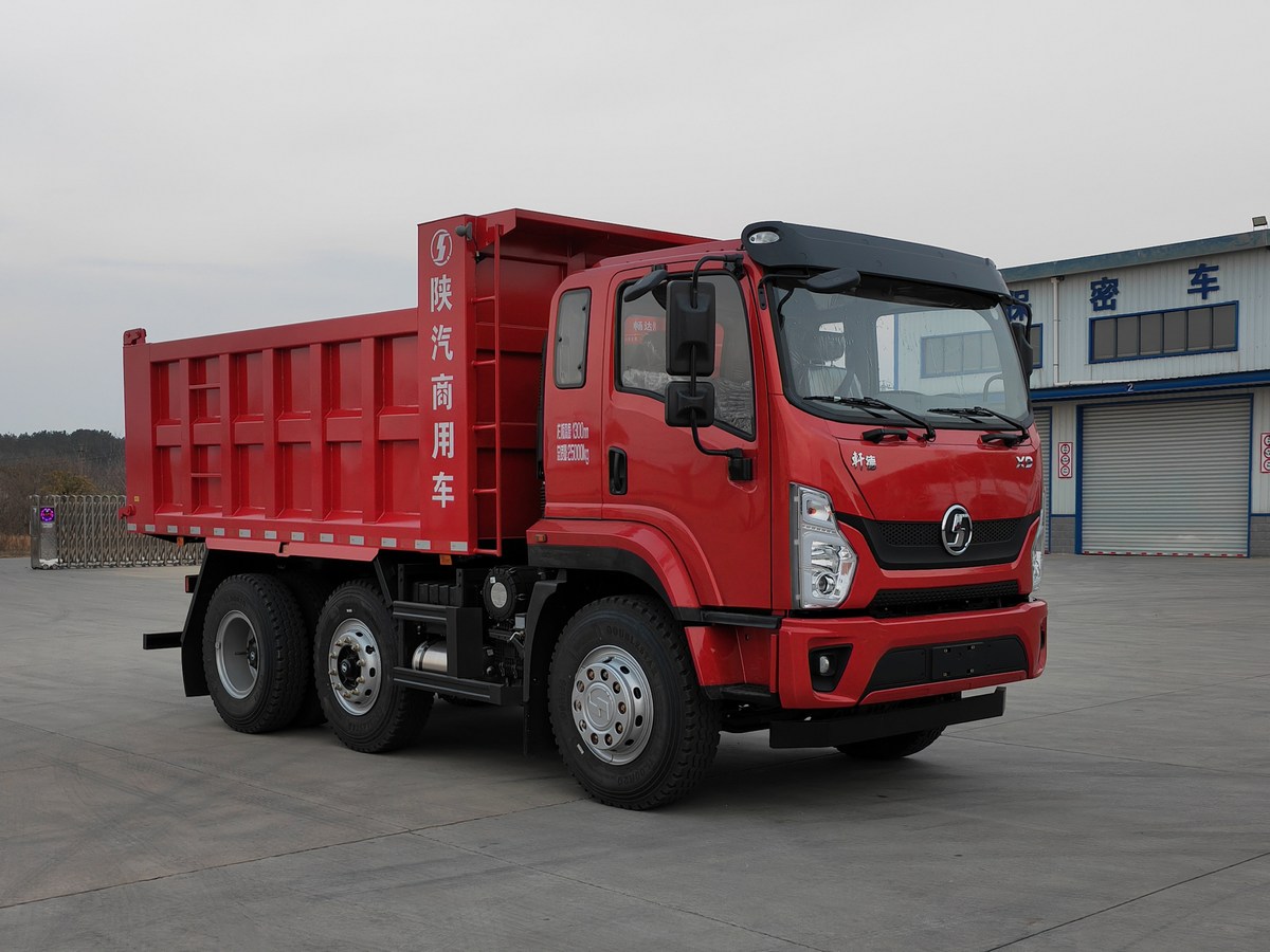 陕汽牌 220马力 前四后四(小三轴) 自卸汽车(SX3250BP624L)