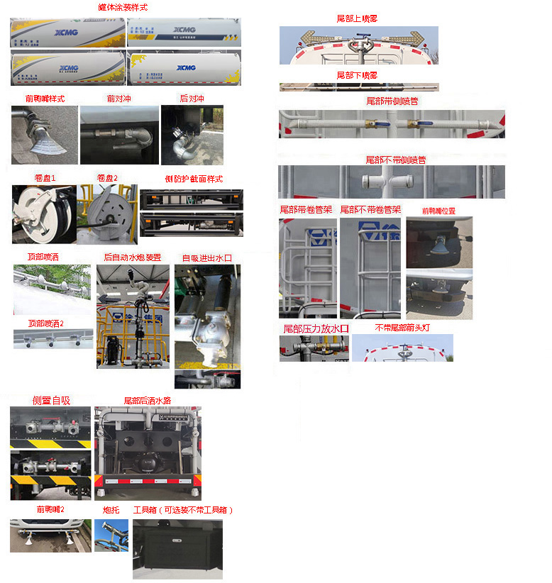 徐工牌DXA5180TSDSA6防役消毒灑水車公告圖片