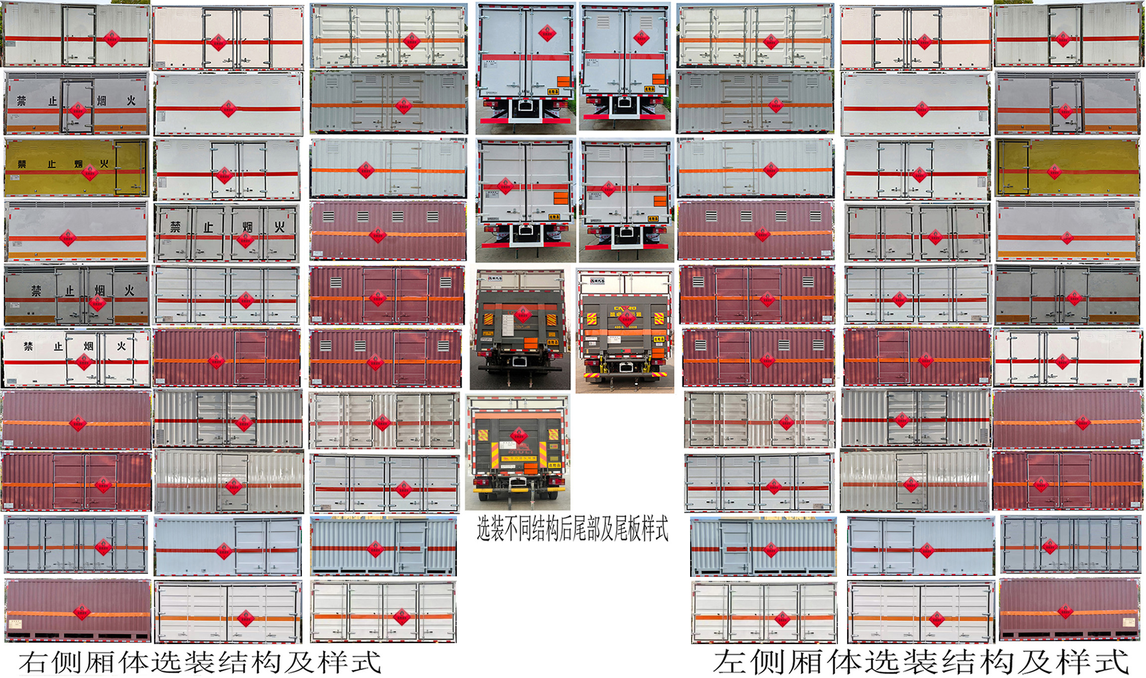 易燃液体厢式运输车图片