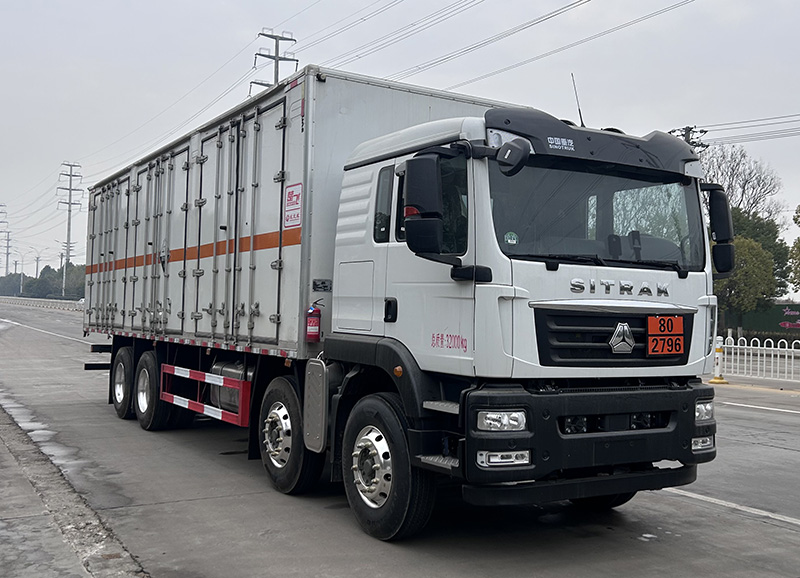 楚飞牌CLQ5320XFW6ZZ腐蚀性物品厢式运输车
