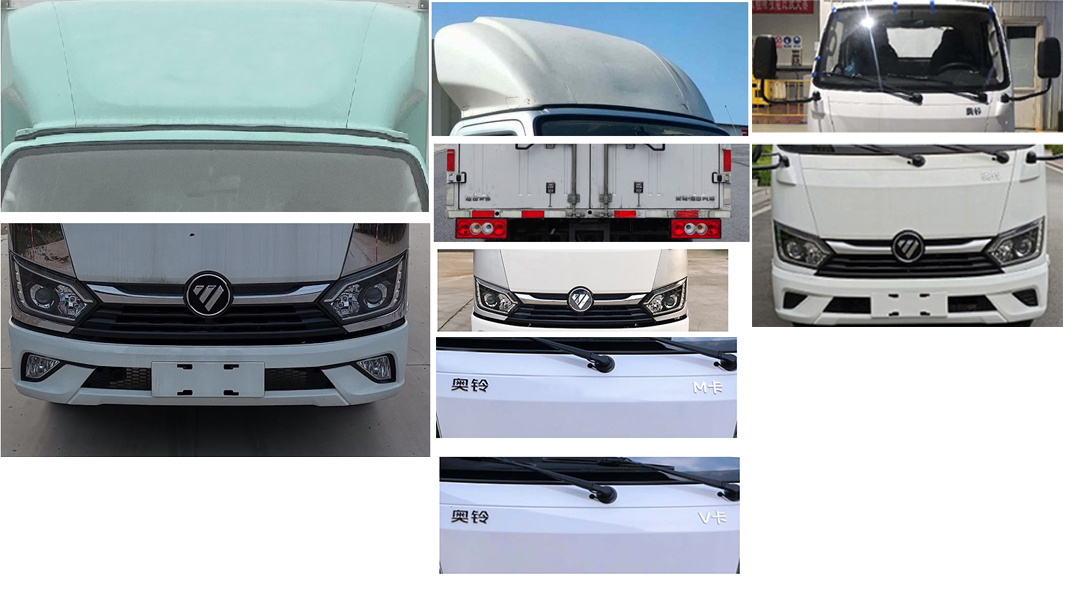 福田牌BJ5031XXY4AV6-AB6廂式運(yùn)輸車公告圖片