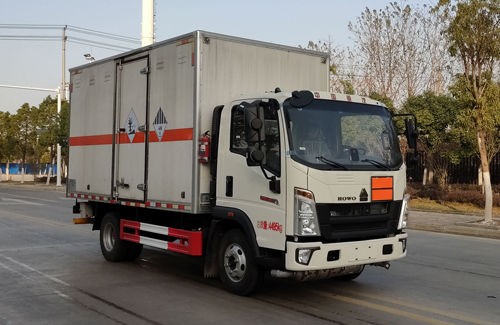 百捷牌QYY5040XZWZZ6杂项危险物品厢式运输车
