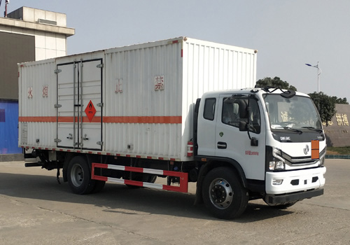 专力牌ZLC5180XRQE6易燃气体厢式运输车