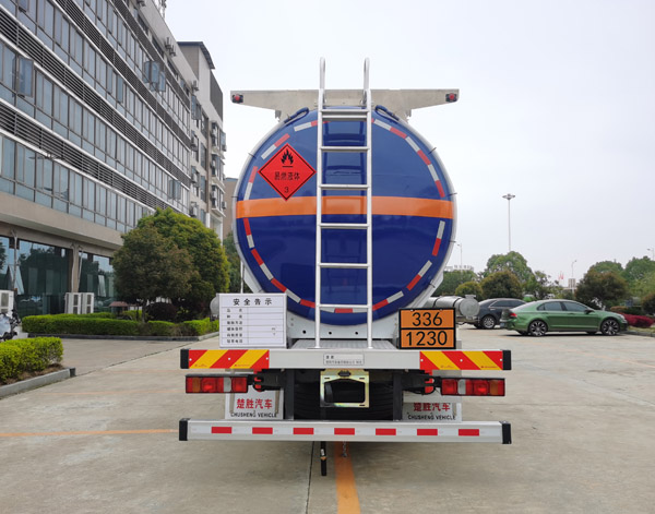 铝合金易燃液体罐式运输车图片