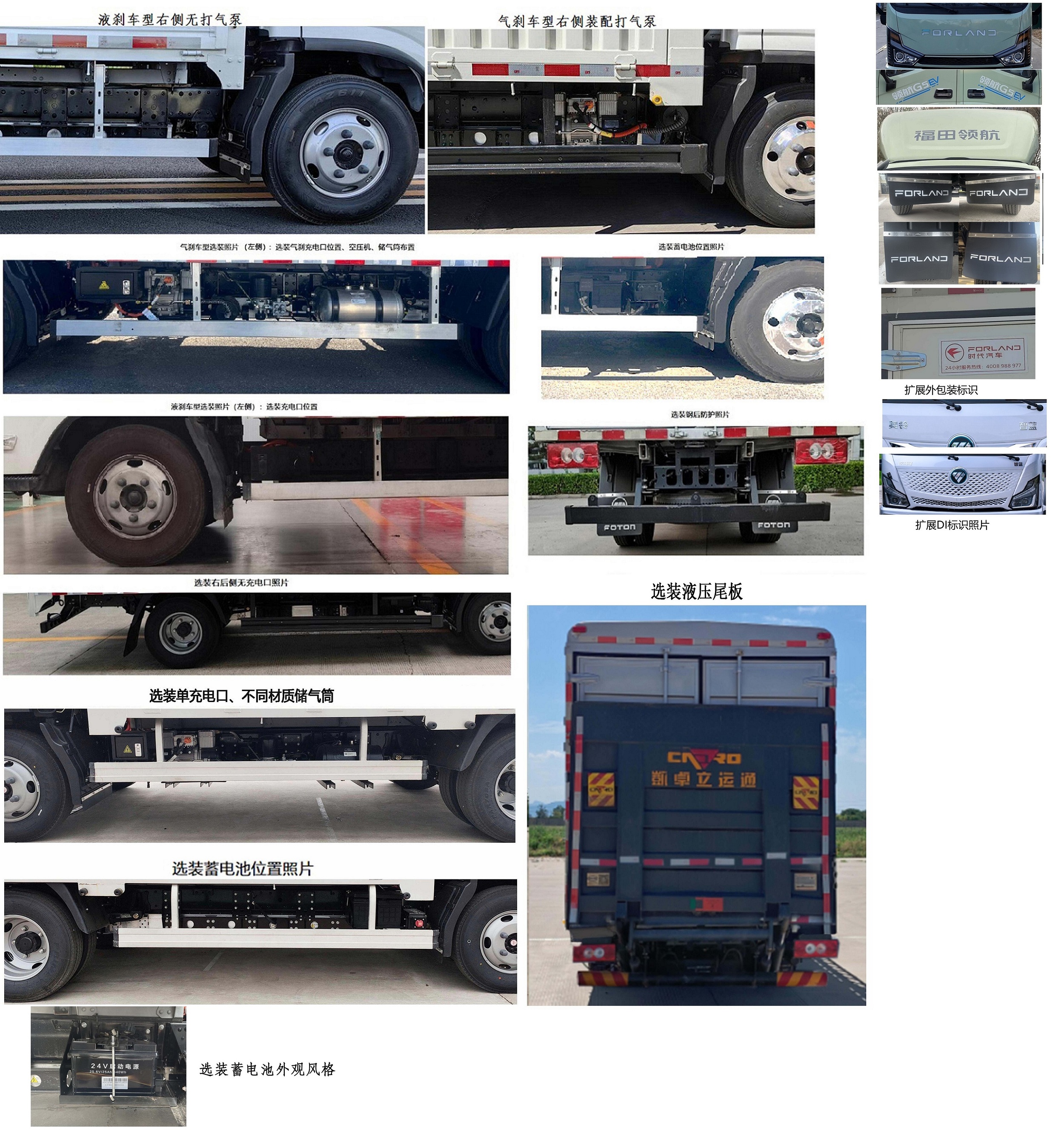 福田牌BJ5045CCYEV5纯电动仓栅式运输车公告图片