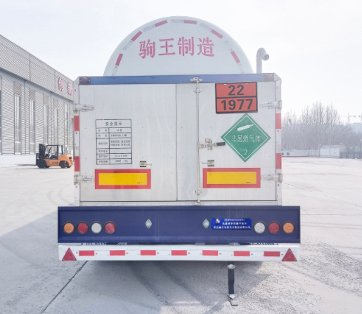 驹王牌ZJW9406GDY01低温液体运输半挂车公告图片