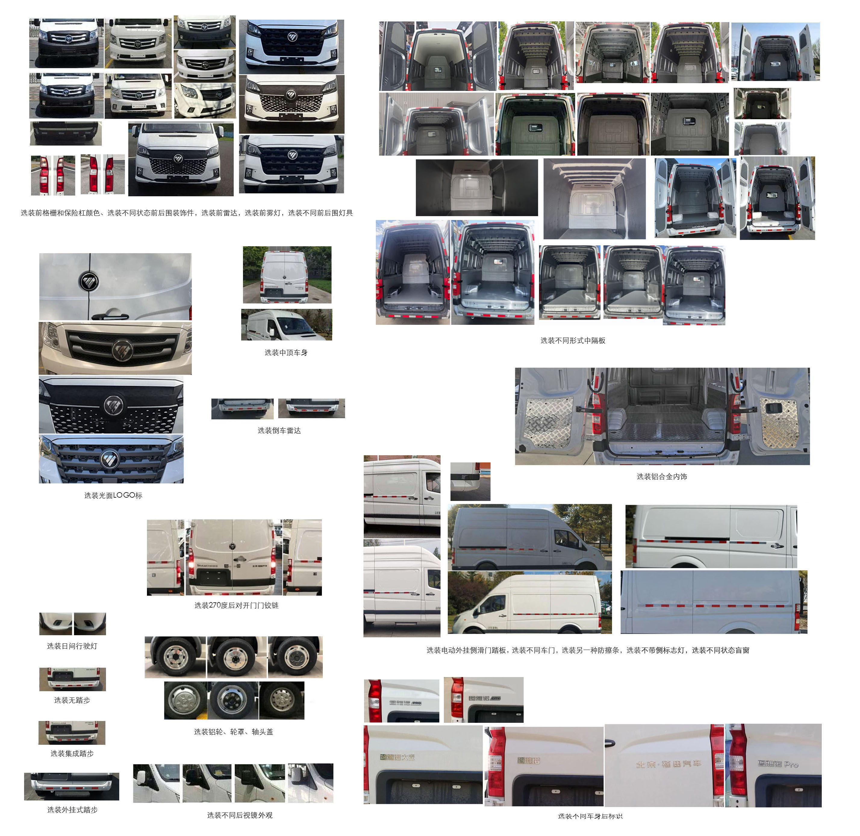 福田牌BJ5048XXY-H7廂式運輸車公告圖片