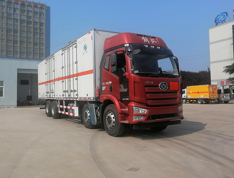红宇牌HYJ5320XRQ-CA易燃气体厢式运输车