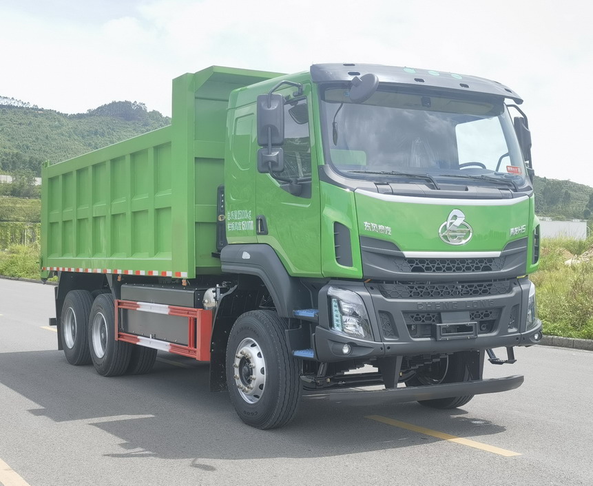乘龙牌 490马力 后双桥,后八轮 纯电动自卸汽车(LZ3250H5DZBEV111)