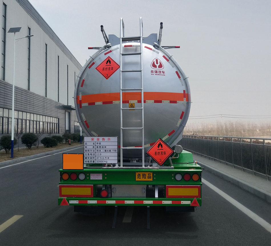 永强牌YQ9408GRYCY2易燃液体罐式运输半挂车公告图片