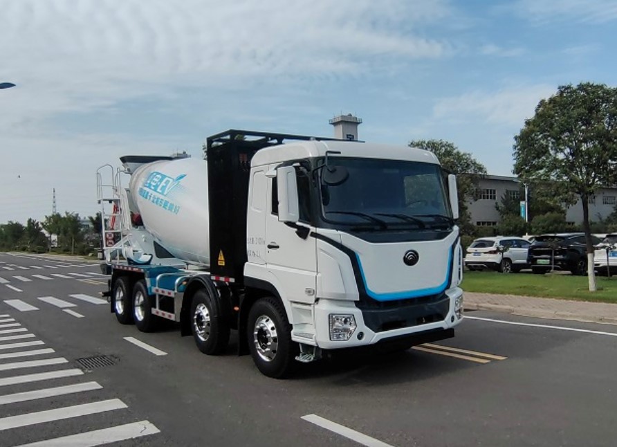 ZKH5312GJBP6BEV8型换电式纯电动混凝土搅拌运输车图片