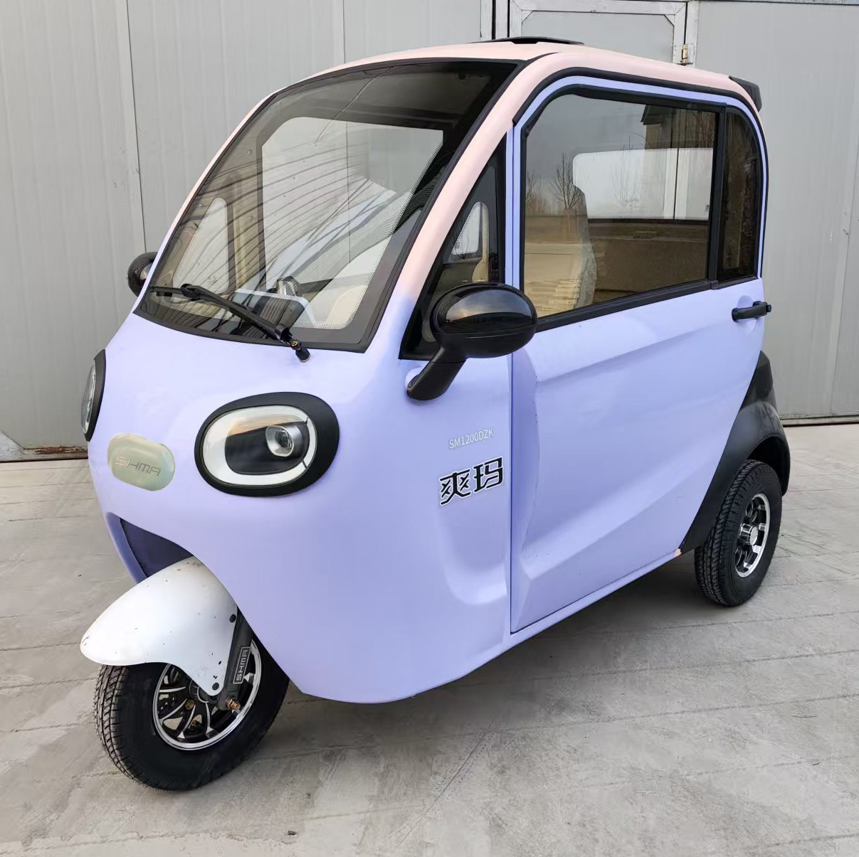 爽玛牌SM1200DZK电动正三轮摩托车公告图片