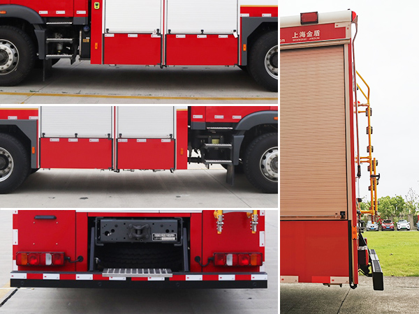 金盛盾牌JDX5180GXFAP60/SD61壓縮空氣泡沫消防車公告圖片