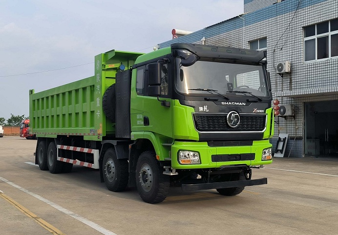 陕汽牌 585马力 前四后八 纯电动自卸汽车(SX3317XF506BEV)