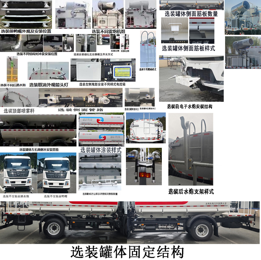 东风牌EQ5162GPSSDF6绿化喷洒车公告图片