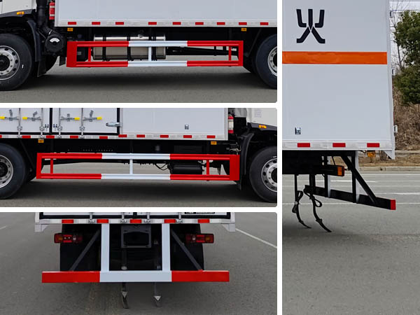 匯力威牌VVV5180XRQDFH6易燃?xì)怏w廂式運(yùn)輸車公告圖片