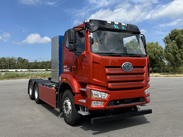 解放牌 190马力 纯电动半挂牵引车(CA4250P62T1BEVA6)