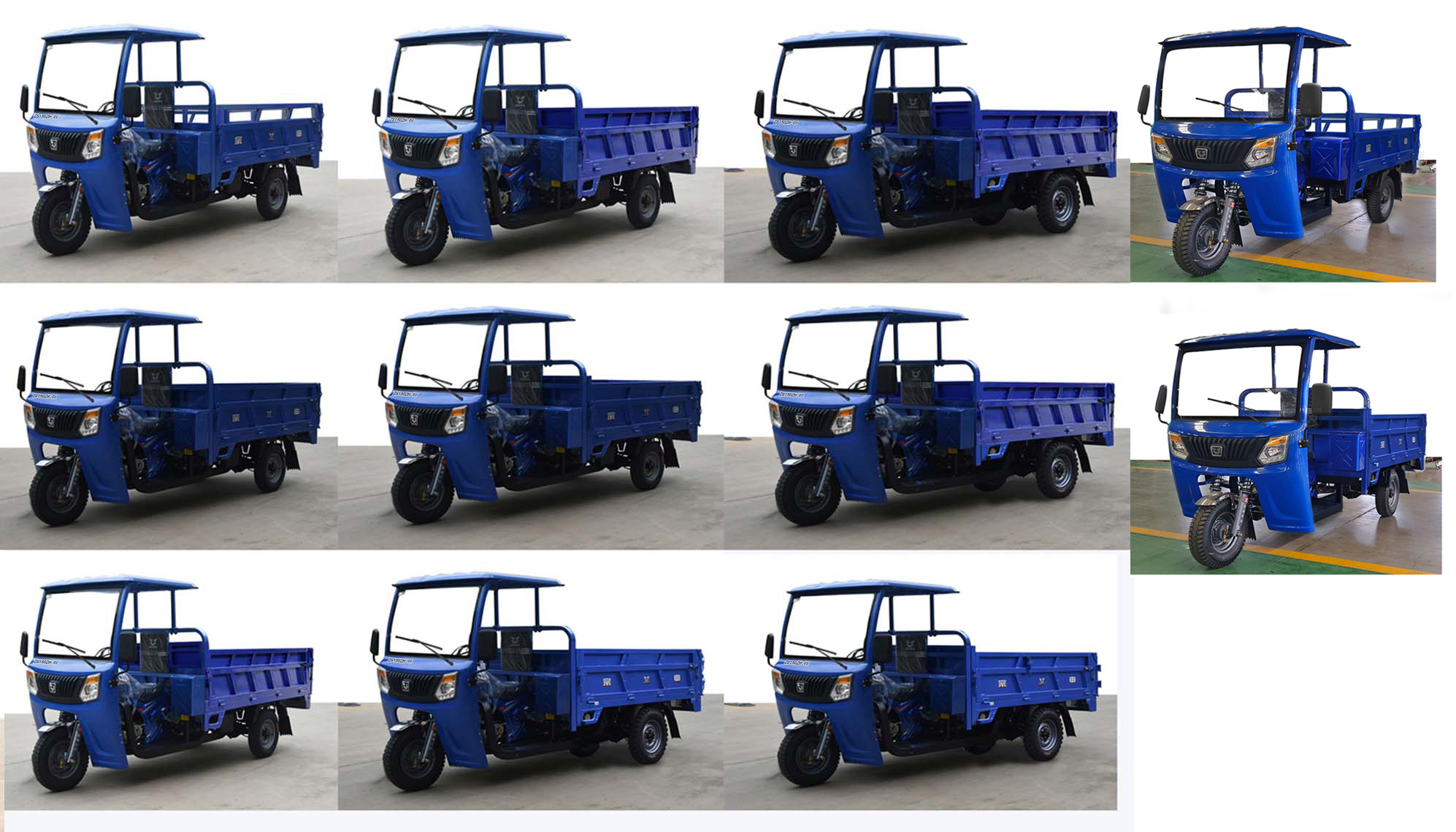 ZS150ZH-9X 宗申牌149CC汽油前鼓式后鼓式正三轮摩托车图片