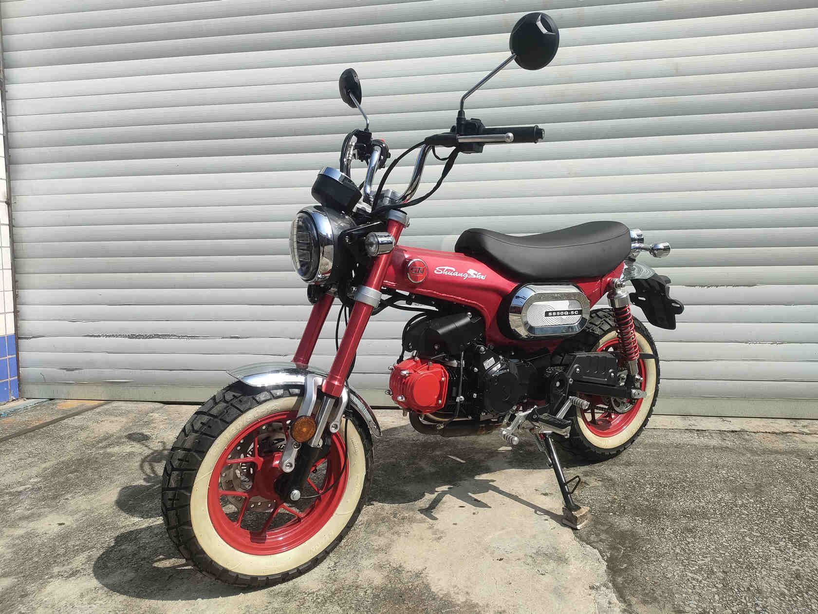 双狮牌SS50Q-5C两轮轻便摩托车图片