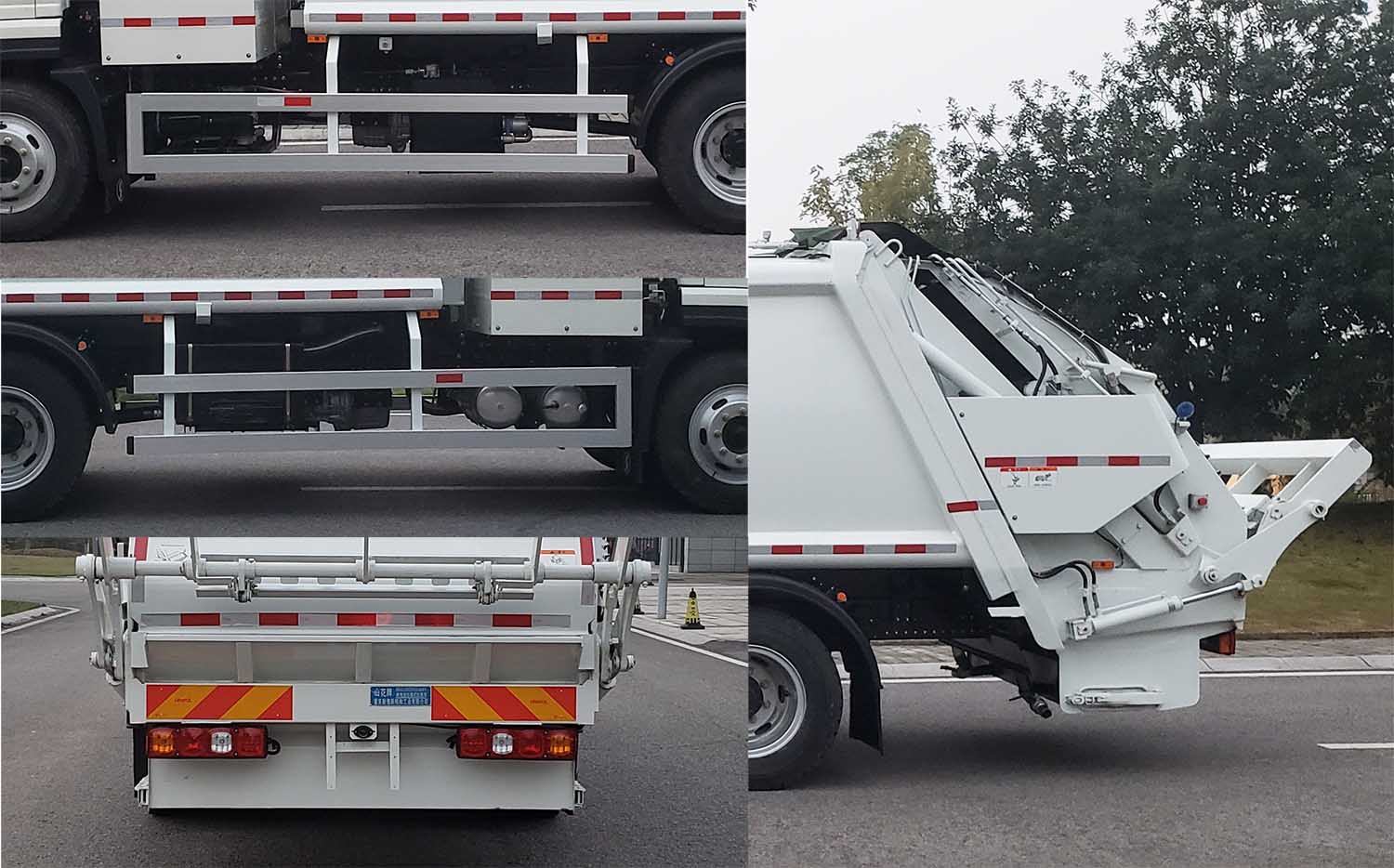 山花牌JHA5129ZYSSXABEV純電動壓縮式垃圾車公告圖片