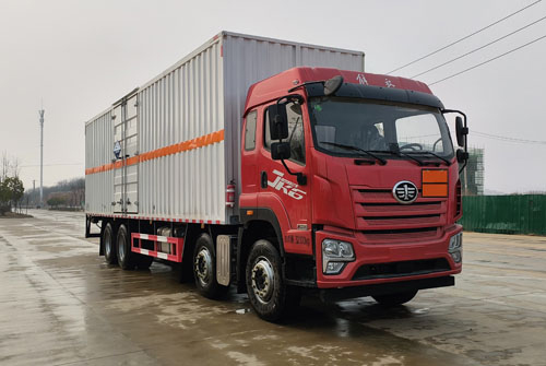 百捷牌QYY5321XFWCA6腐蚀性物品厢式运输车