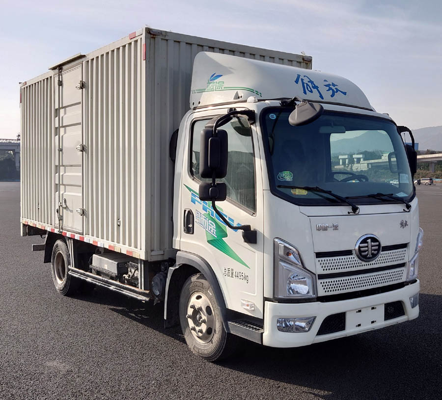 解放牌CA5040XXYP40K51L2E6PHEVA84插电式混合动力厢式运输车