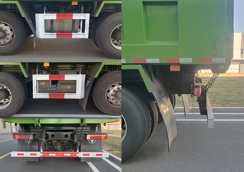 BJ3251Y6HEL-01 欧曼牌271马力前四后四(小三轴)柴油5.2米国六自卸汽车图片
