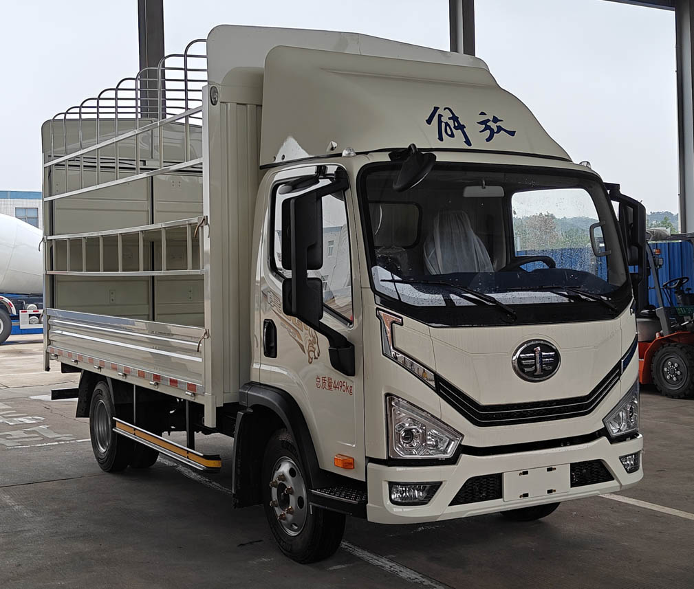 解放牌CA5045CCYP40L2BEVA85纯电动仓栅式运输车