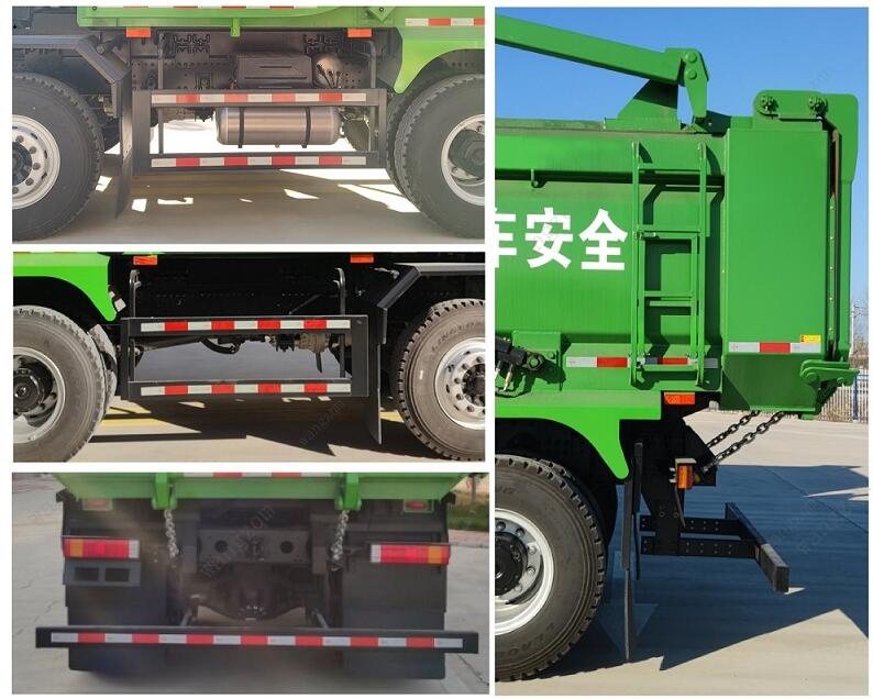 ZKH3312P6BEV50B 宇通牌585马力前四后八纯电动6.5米换电式纯电动自卸汽车图片