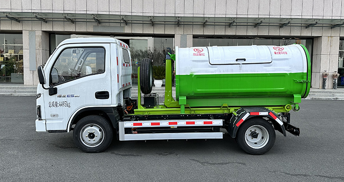 玉驍瓏牌YBH5040ZXXSBEV純電動(dòng)車(chē)廂可卸式垃圾車(chē)公告圖片