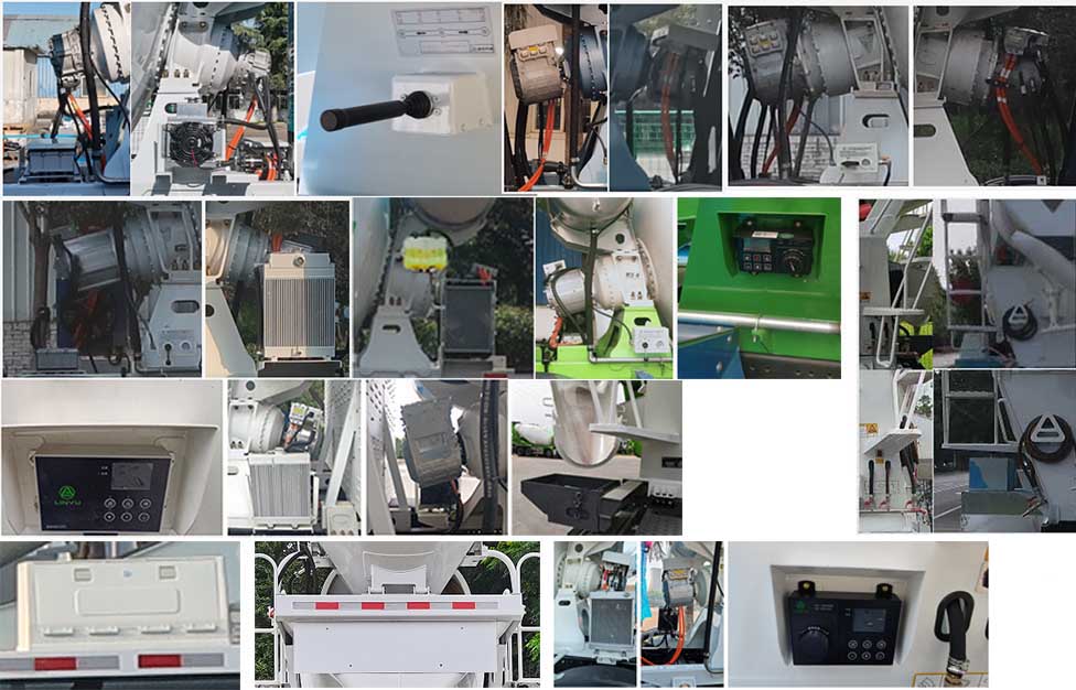 凌宇牌CLY5313GJB30BEV3換電式純電動混凝土攪拌運輸車公告圖片