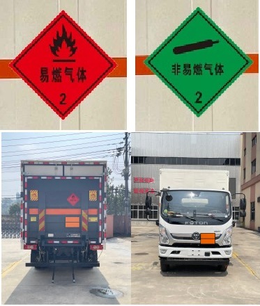 嘉汽牌JTQ5120XRQB6易燃?xì)怏w廂式運(yùn)輸車公告圖片