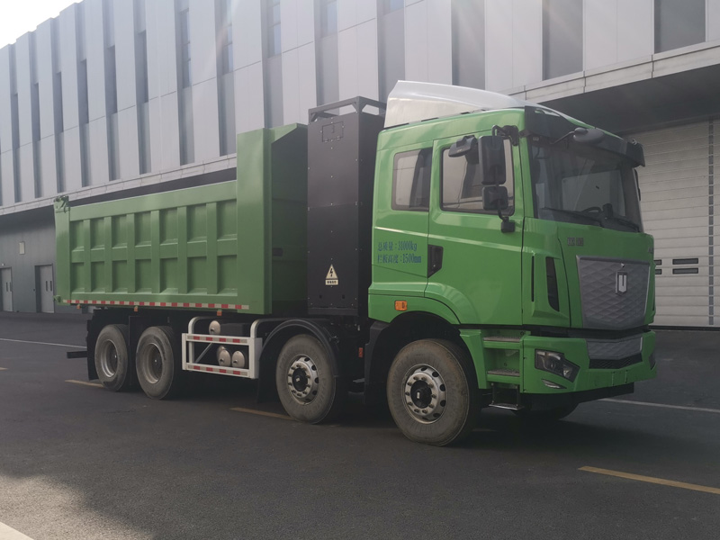远程牌 612马力 前四后八 换电式纯电动自卸汽车(HN3310H45C2BEVY)
