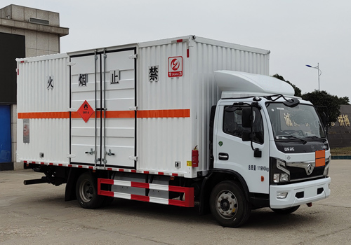 专力牌ZLC5120XRQEQ6易燃气体厢式运输车