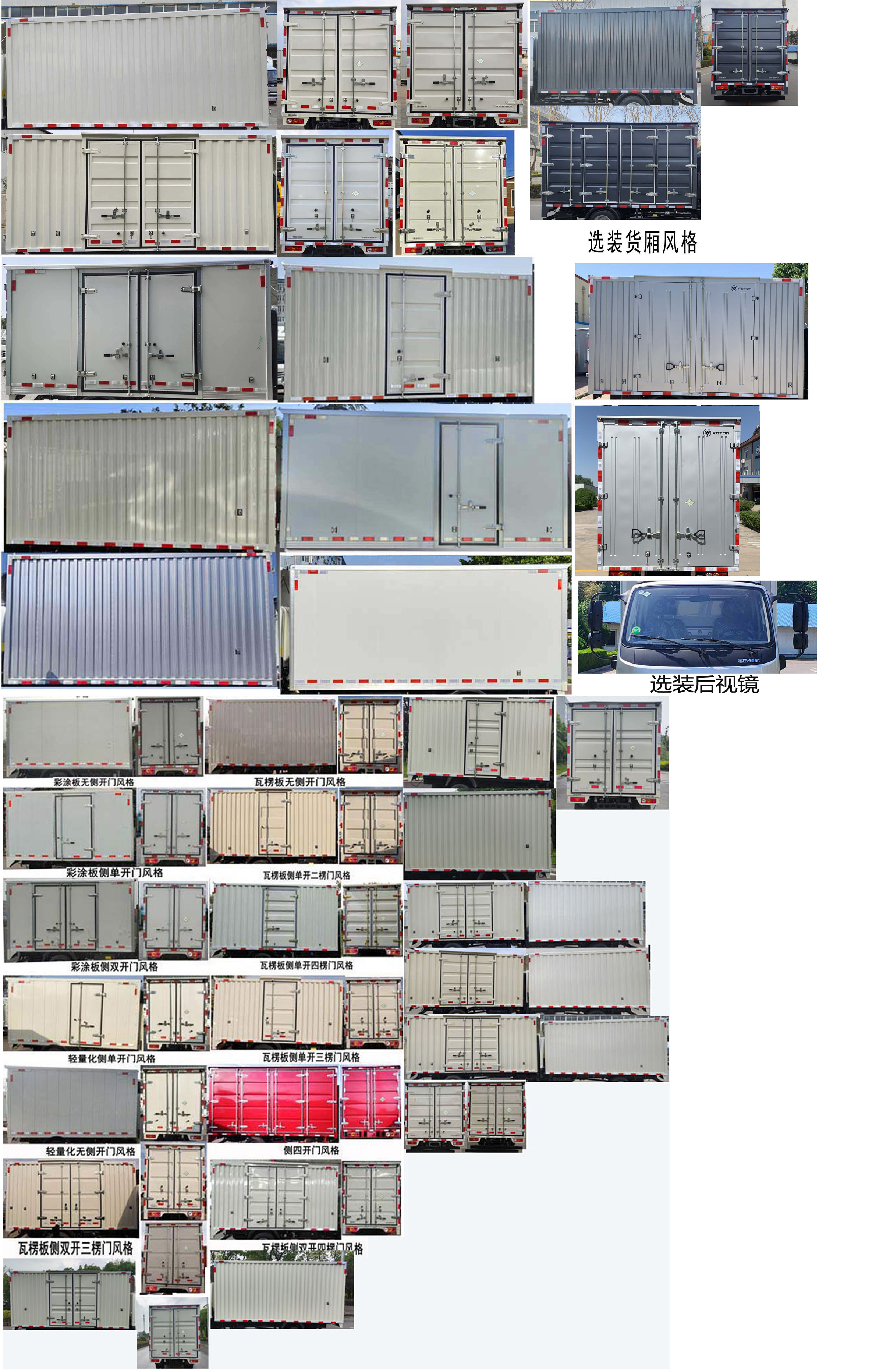 福田牌BJ5045XXYAJC6-20廂式運(yùn)輸車(chē)公告圖片